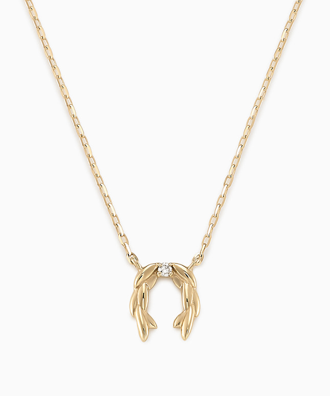 【予約商品1/9以降発送】K10YG ダイヤモンド ネックレス