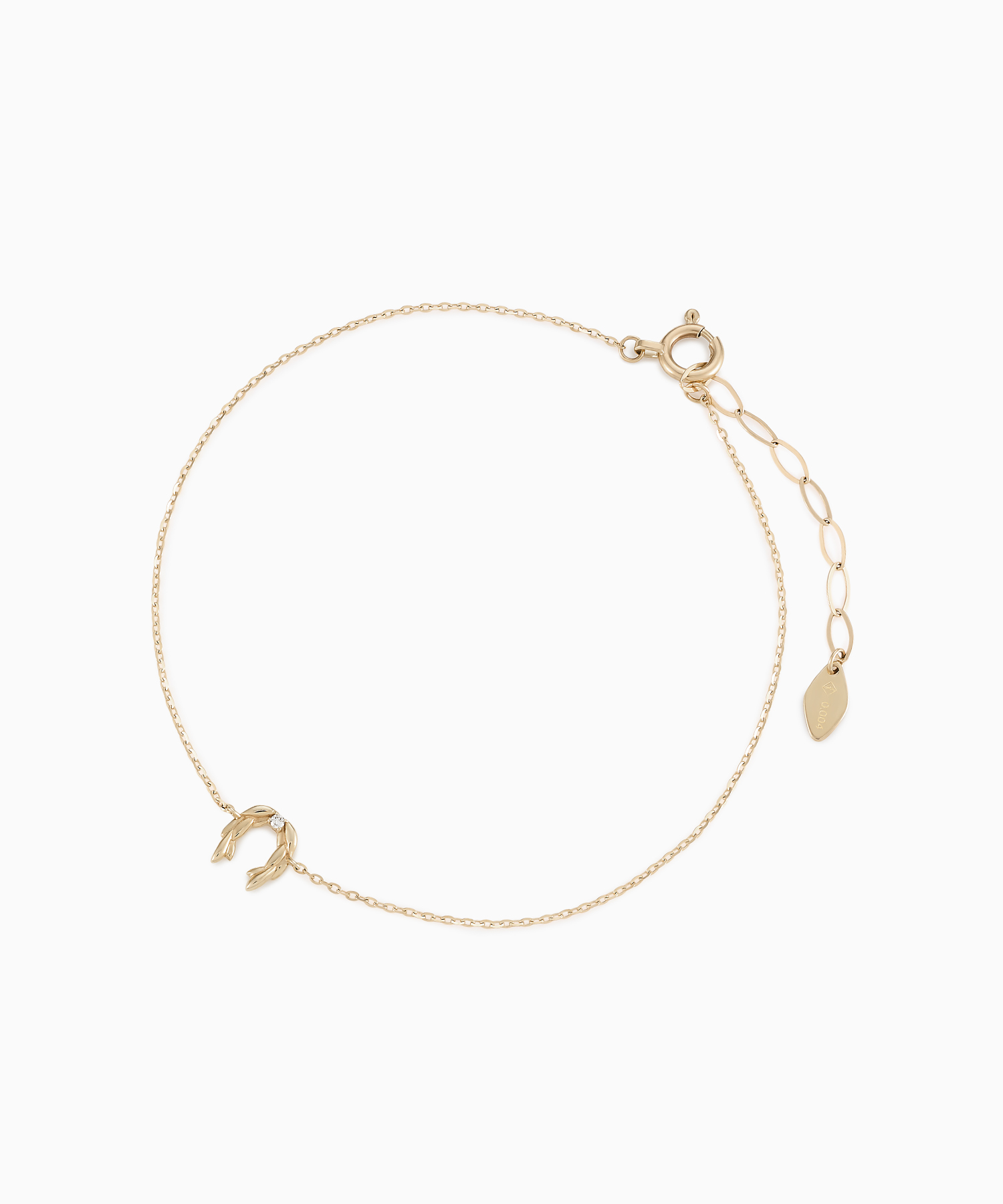 K10YG ダイヤモンド ブレスレット