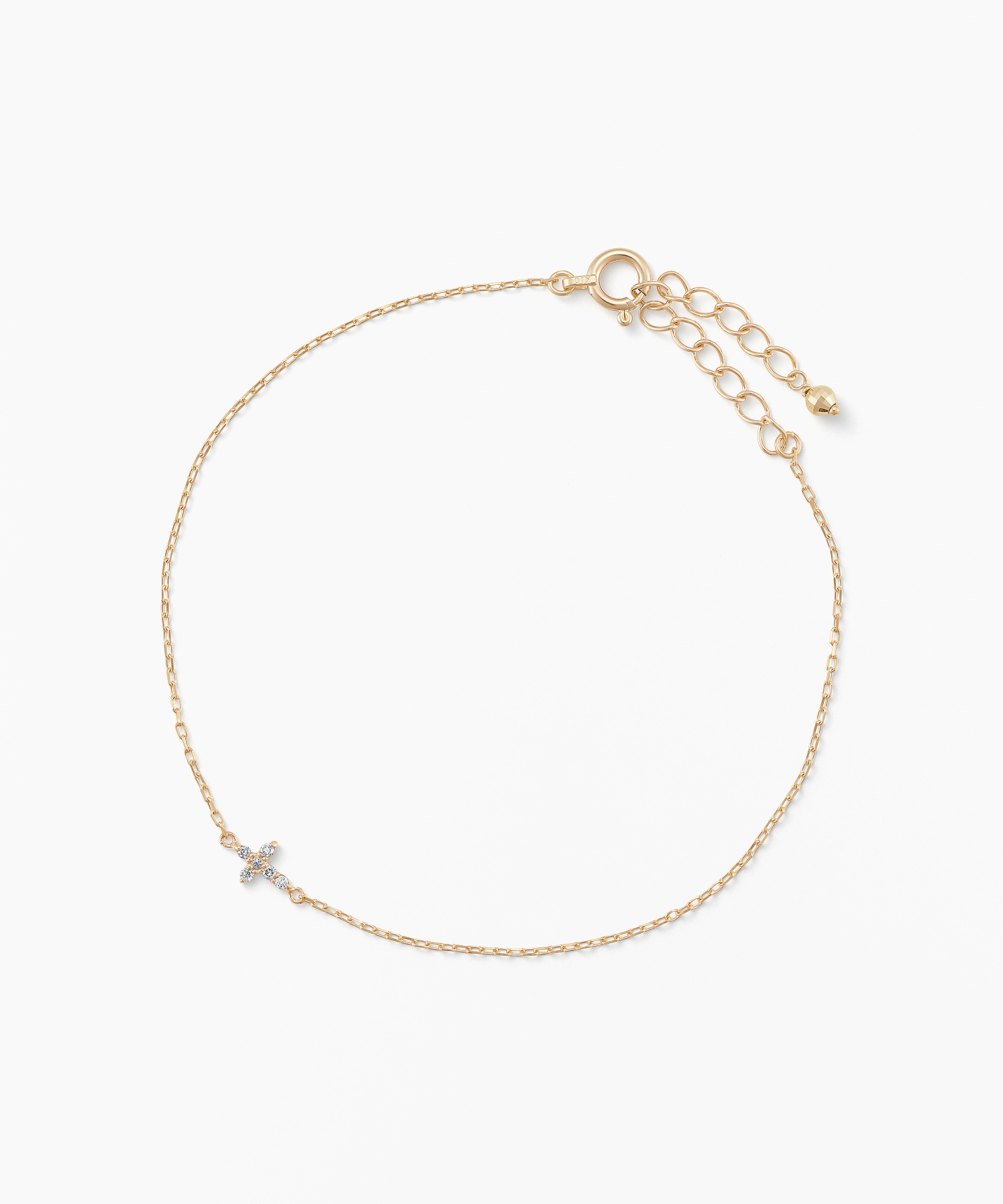 K10YG ダイヤモンド ブレスレット