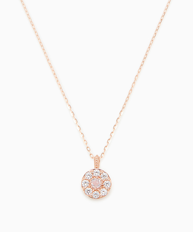 K10PG モルガナイト・キュービックジルコニア ネックレス