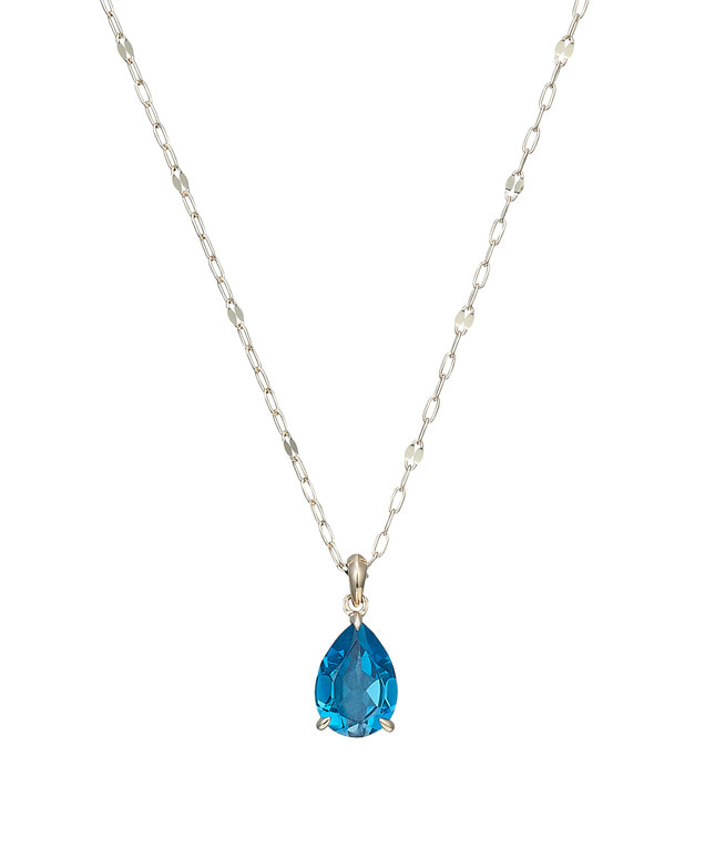 K10YG ロンドンブルートパーズ ネックレス