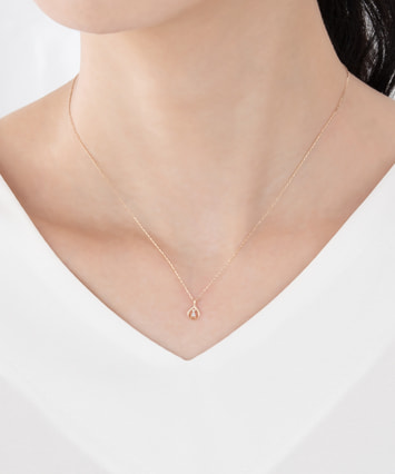 festaria トパーズ　ダイヤモンドネックレス K18YG トパーズ・ダイヤモンド ネックレス|festaria Online Shop