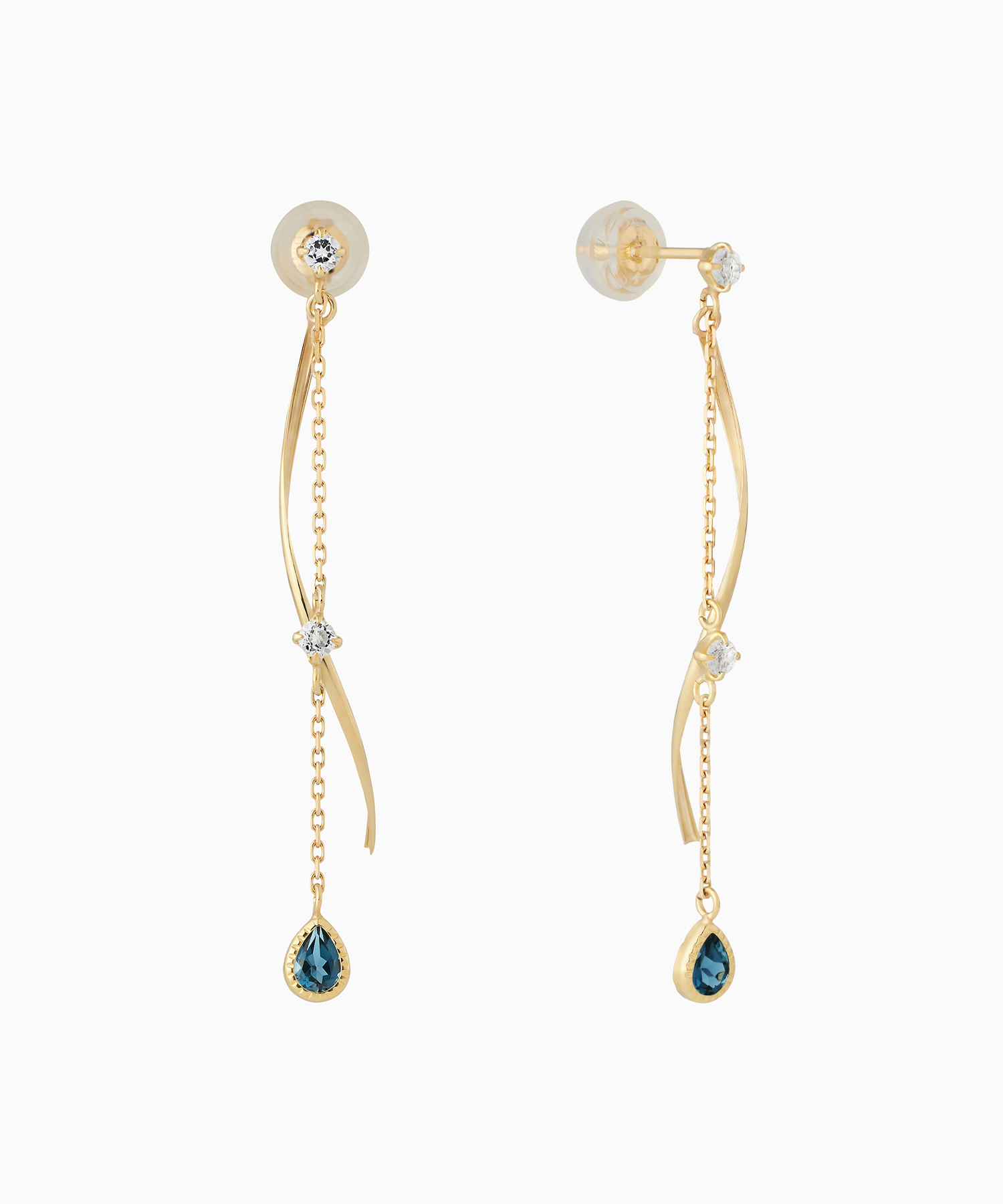 K10YG トパーズ ピアス