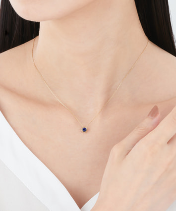 K18YG サファイア ネックレス|festaria Online Shop(フェスタ