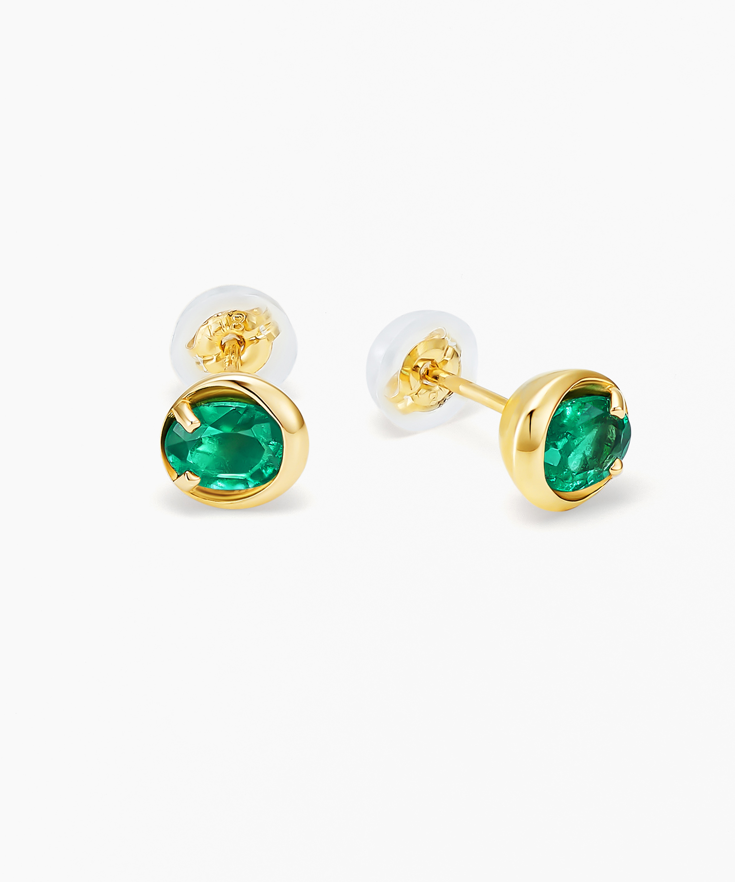 K18YG エメラルド ピアス