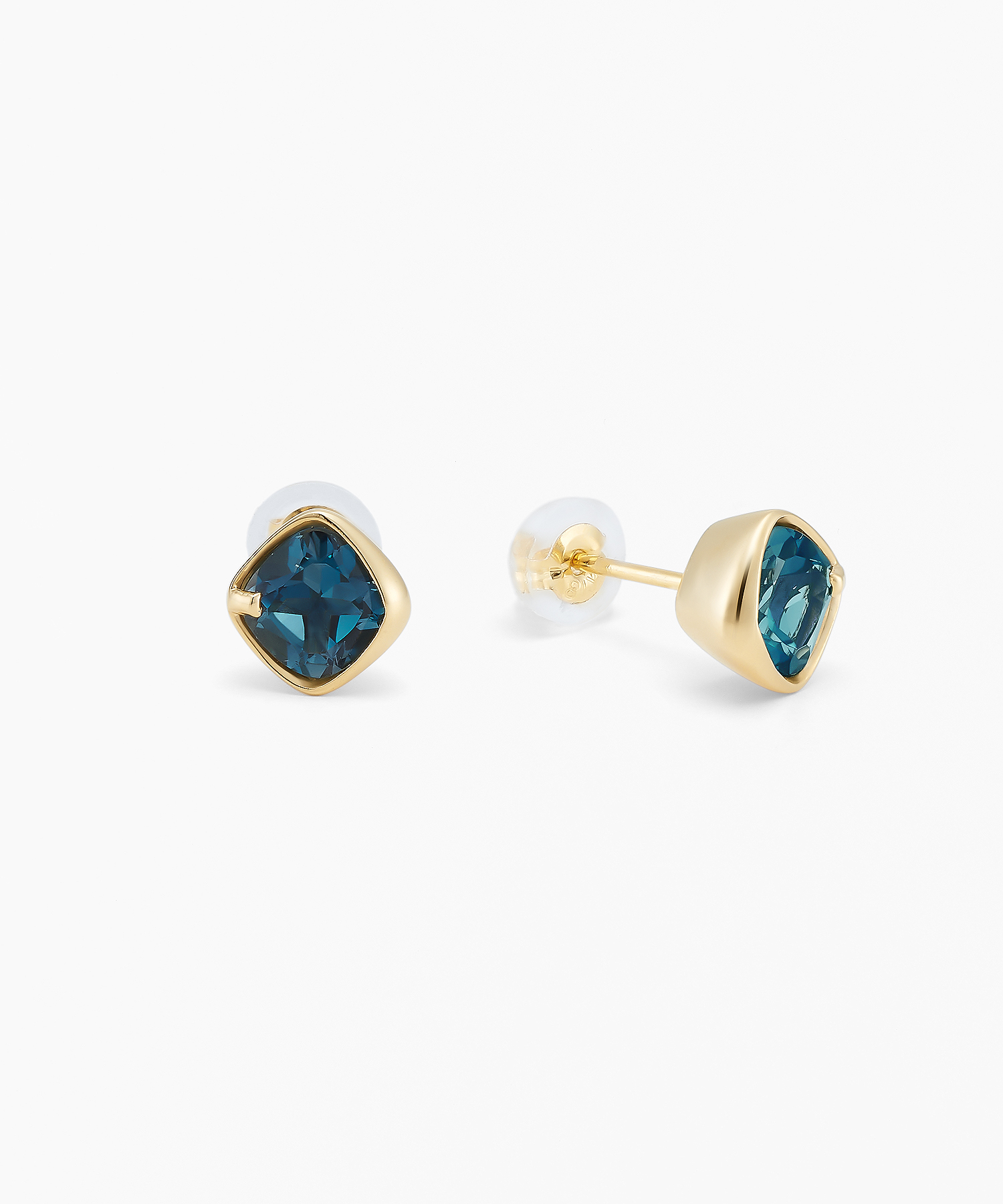 K18YG ブルートパーズ ピアス