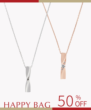 【2026 Happy Bag】SV925 ペアネックレス セット