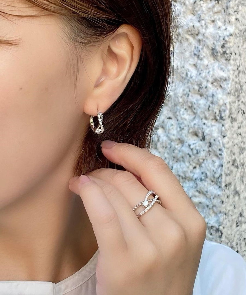 <strong>Platinum Ring & Pierced Earrings</strong> festaria online shop